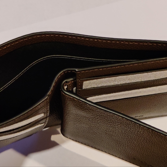 Coach Brown Leather Wallet, NWOT - Picture 5 of 6